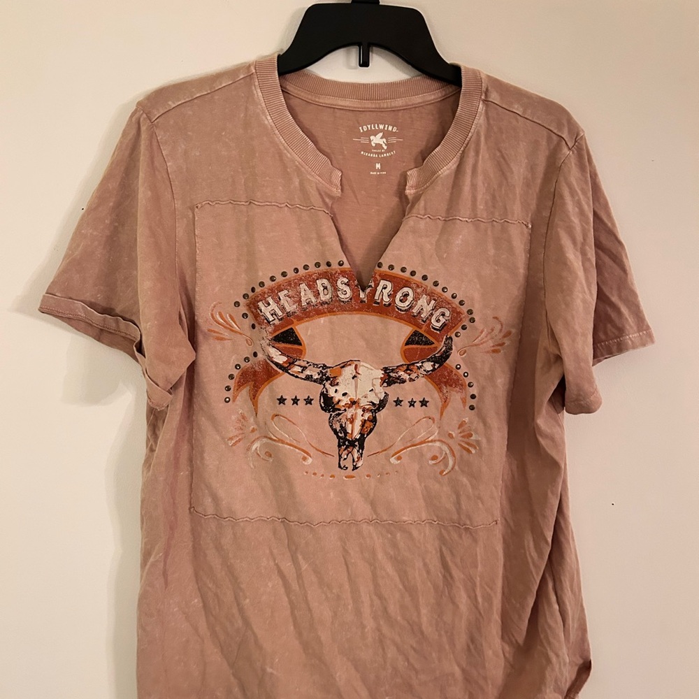 Women’s Tan Graphic T-Shirt